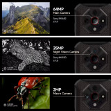 ULEFONE smartphone Armor X16 Pro, 6.56", 8/256GB, 5G, 10360mAh, IP68/IP69K/MIL-STD-810H, μαύρο