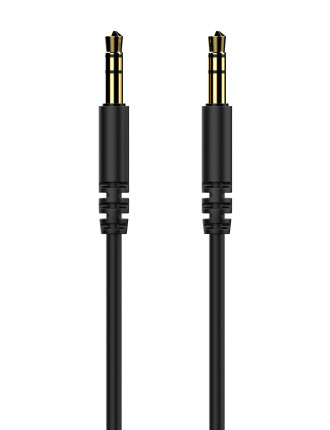 CELEBRAT καλώδιο ήχου 3.5mm AU-01, AUX, 1m, μαύρο