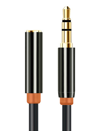 CABLETIME καλώδιο προέκτασης ήχου 3.5mm CT-AV311-P11FG, gold plated, 1.5m, μαύρο