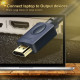 CABLETIME καλώδιο HDMI AV540-HE2G με Ethernet, 4K/60Hz, 18 Gbps, 1m, μπλε