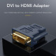 CABLETIME αντάπτορας HDMI σε DVI AV599-HA05R-GB, 1080p, μαύρος CABLETIME αντάπτορας HDMI σε DVI AV599-HA05R-GB, 1080p, μαύρος