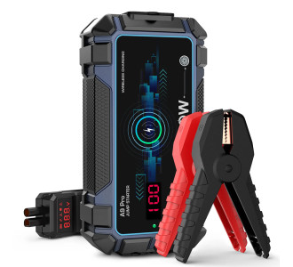 AVAPOW εκκινητής μπαταρίας αυτοκινήτου A9 Pro με φακό, 12V/2500A, 16000mAh