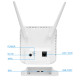 OLAX router AX6 Pro, 4G LTE, WiFi 300Mbps, 4000mAh