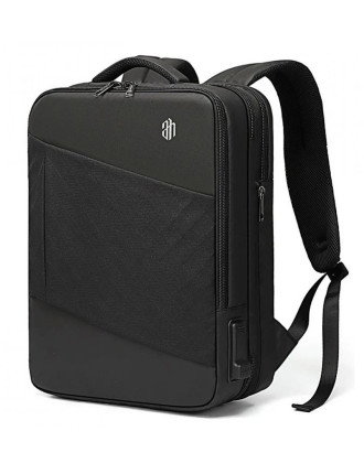 ARCTIC HUNTER τσάντα πλάτης B00345 με θήκη laptop 15.6", USB, 19-32L, μαύρη ARCTIC HUNTER τσάντα πλάτης B00345 με θήκη laptop 15.6", USB, 19-32L, μαύρη