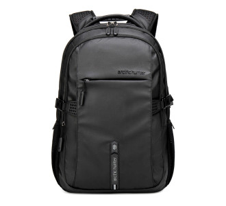 ARCTIC HUNTER τσάντα πλάτης B00388 με θήκη laptop 15.6", USB, 27L, μαύρη
