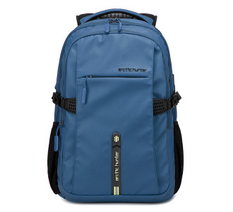 ARCTIC HUNTER τσάντα πλάτης B00388 με θήκη laptop 15.6", USB, 27L, μπλε