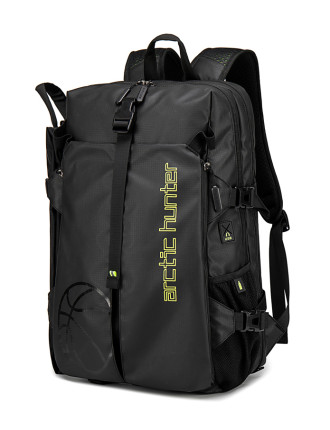 ARCTIC HUNTER τσάντα πλάτης B00391 με θήκη μπάλας & laptop, 26L, μαύρη ARCTIC HUNTER τσάντα πλάτης B00391 με θήκη μπάλας & laptop, 26L, μαύρη