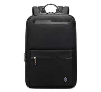 ARCTIC HUNTER τσάντα πλάτης B00410 με θήκη laptop 15.6", πτυσσόμενη, 21L, μαύρη