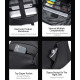 ARCTIC HUNTER τσάντα πλάτης B00423 με θήκη laptop 15.6, USB, 21L, μαύρη ARCTIC HUNTER τσάντα πλάτης B00423 με θήκη laptop 15.6, USB, 21L, μαύρη