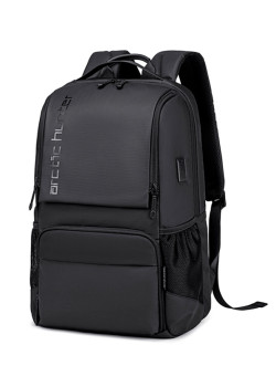 ARCTIC HUNTER τσάντα πλάτης B00532 με θήκη laptop 15.6", USB, 28L, μαύρη