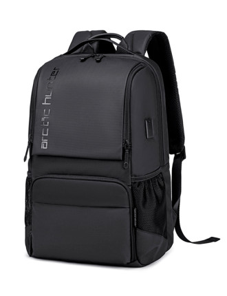 ARCTIC HUNTER τσάντα πλάτης B00532 με θήκη laptop 15.6", USB, 28L, μαύρη ARCTIC HUNTER τσάντα πλάτης B00532 με θήκη laptop 15.6", USB, 28L, μαύρη