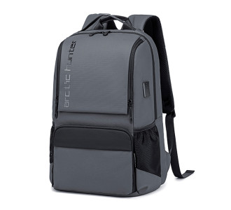 ARCTIC HUNTER τσάντα πλάτης B00532 με θήκη laptop 15.6", USB, 28L, γκρι