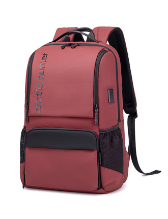 ARCTIC HUNTER τσάντα πλάτης B00532, θήκη laptop 15.6", USB, 28L, κόκκινη ARCTIC HUNTER τσάντα πλάτης B00532, θήκη laptop 15.6", USB, 28L, κόκκινη
