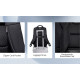 ARCTIC HUNTER τσάντα πλάτης B00550 με θήκη laptop 15.6", 23.5L, μαύρη ARCTIC HUNTER τσάντα πλάτης B00550 με θήκη laptop 15.6", 23.5L, μαύρη