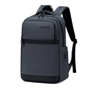 ARCTIC HUNTER τσάντα πλάτης B00670 με θήκη laptop 15.6", 15L, γκρι