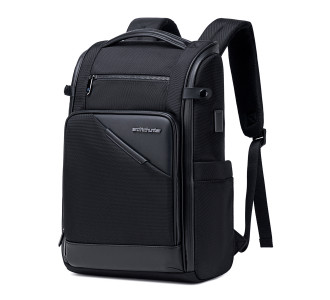 ARCTIC HUNTER τσάντα πλάτης B00675 με θήκη laptop 15.6", USB, 15L, μαύρη