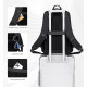ARCTIC HUNTER τσάντα πλάτης B00808 με θήκη laptop 15.6", 19.5L, μαύρη