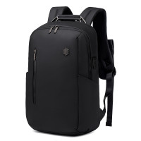 ARCTIC HUNTER τσάντα πλάτης B00915 με θήκη laptop 15.6", USB, 20L, μαύρη