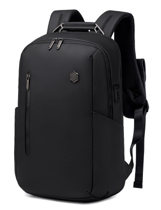 ARCTIC HUNTER τσάντα πλάτης B00915 με θήκη laptop 15.6", USB, 20L, μαύρη