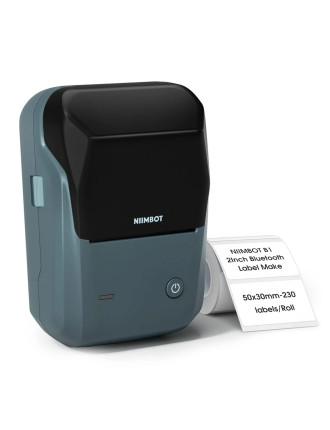 NIIMBOT smart θερμικός εκτυπωτής ετικετών B1, 203dpi, Bluetooth, μπλε NIIMBOT smart θερμικός εκτυπωτής ετικετών B1, 203dpi, Bluetooth, μπλε
