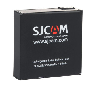SJCAM μπαταρία για SJ8 series action κάμερες, 1200mAh SJCAM μπαταρία για SJ8 series action κάμερες, 1200mAh