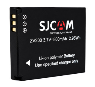 SJCAM μπαταρία για ZV200 φωτογραφική μηχανή, 800mAh SJCAM μπαταρία για ZV200 φωτογραφική μηχανή, 800mAh