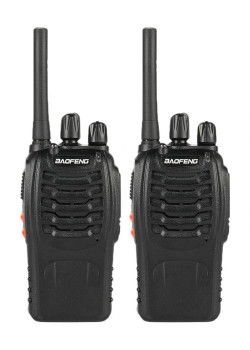 BAOFENG σετ ασύρματοι πομποδέκτες BF-88E, PMR, 0.5W, μαύρο, 2τμχ