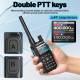 BAOFENG ασύρματος πομποδέκτης MINI-5, UHF/VHF, 5W/2W, μαύρος BAOFENG ασύρματος πομποδέκτης MINI-5, UHF/VHF, 5W/2W, μαύρος