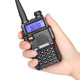 BAOFENG ασύρματος πομποδέκτης UV-5R, VHF/UHF, 5W, μαύρος