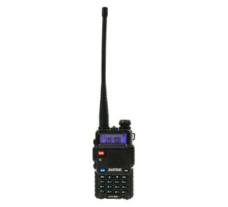 BAOFENG ασύρματος πομποδέκτης UV-5R, VHF/UHF, 5W, μαύρος