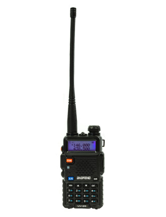 BAOFENG ασύρματος πομποδέκτης UV-5R, VHF/UHF, 5W, μαύρος