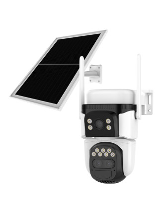 VSTARCAM smart ηλιακή κάμερα BG621TR, triple lens, 3MP, 4G, SD, PTZ, IP66