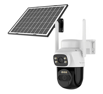 VSTARCAM smart ηλιακή κάμερα BG622DR, dual lens, 2MP, 4G, SD, PTZ, IP66