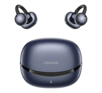 USAMS earphones με θήκη φόρτισης Echo R03, OWS, Φ11mm, 40/300mAh, μπλε USAMS earphones με θήκη φόρτισης Echo R03, OWS, Φ11mm, 40/300mAh, μπλε