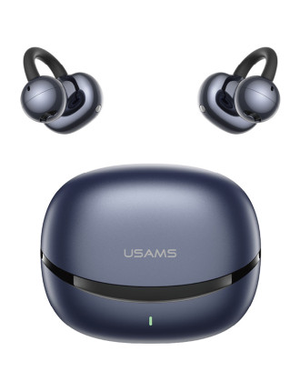 USAMS earphones με θήκη φόρτισης Echo R03, OWS, Φ11mm, 40/300mAh, μπλε USAMS earphones με θήκη φόρτισης Echo R03, OWS, Φ11mm, 40/300mAh, μπλε