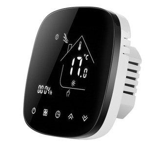 Smart θερμοστάτης αερίου BHT-001-GCLW, WiFi, χωνευτός, μαύρος