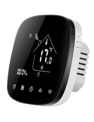 Smart θερμοστάτης αερίου BHT-001-GCLW, WiFi, χωνευτός, μαύρος Smart θερμοστάτης αερίου BHT-001-GCLW, WiFi, χωνευτός, μαύρος