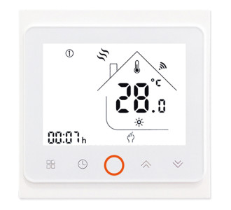 Smart θερμοστάτης αερίου BHT-002-GCLW, WiFi, χωνευτός, λευκός