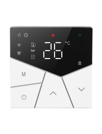 Smart θερμοστάτης πετρελαίου BHT-15GBLW, WiFi, χωνευτός, μαύρος Smart θερμοστάτης πετρελαίου BHT-15GBLW, WiFi, χωνευτός, μαύρος