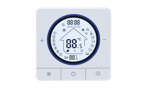 Smart θερμοστάτης αερίου BHT-800WM-GCLW, WiFi, επιτοίχιος, λευκός