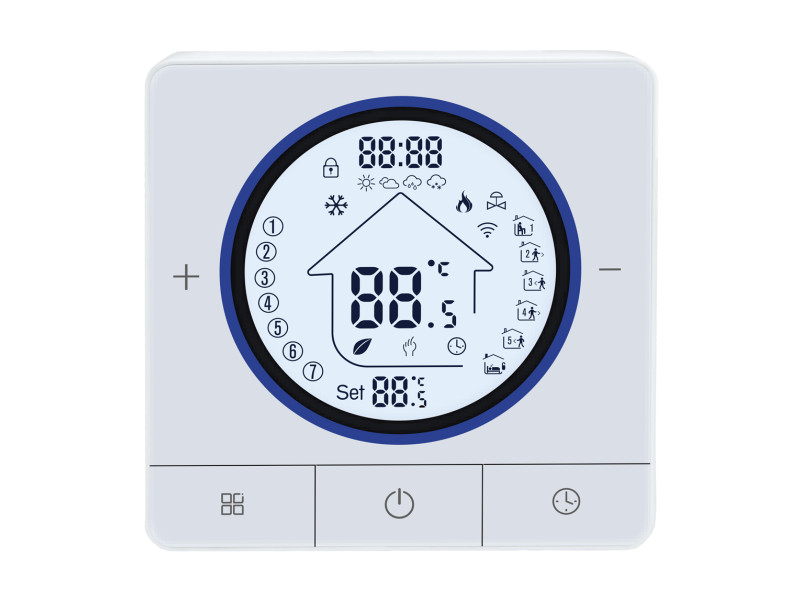 Smart θερμοστάτης αερίου BHT-800WM-GCLW, WiFi, επιτοίχιος, λευκός Smart θερμοστάτης αερίου BHT-800WM-GCLW, WiFi, επιτοίχιος, λευκός