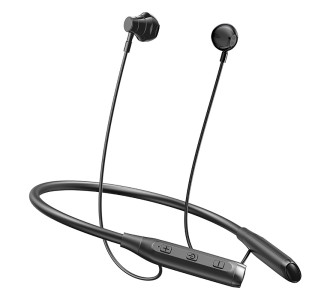 USAMS earphones YQ24 με μαγνήτη, Bluetooth, 130mAh, μαύρα