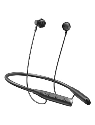 USAMS earphones YQ24 με μαγνήτη, Bluetooth, 130mAh, μαύρα