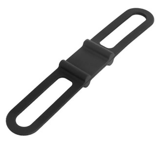 POWERTECH ελαστικό κλιπ συγκράτησης φακού ποδηλάτου BIKE-0019, μαύρο POWERTECH ελαστικό κλιπ συγκράτησης φακού ποδηλάτου BIKE-0019, μαύρο