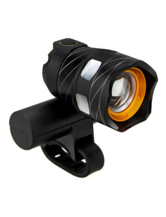 Εμπρόσθιο φως ποδηλάτου BIKE-0028, 1500LM, 300m, IPX-6, μαύρο