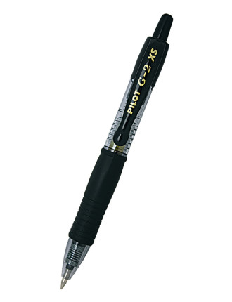 PILOT στυλό διαρκείας gel G-2 XS, 0.7mm, 11cm, μαύρο