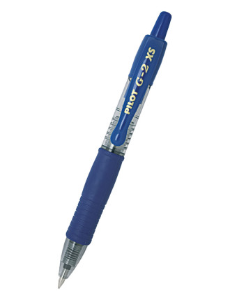 PILOT στυλό διαρκείας gel G-2 XS, 0.7mm, 11cm, μπλε
