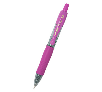 PILOT στυλό διαρκείας gel G-2 XS, 0.7mm, 11cm, ροζ