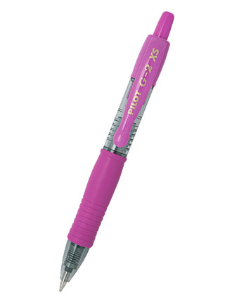 PILOT στυλό διαρκείας gel G-2 XS, 0.7mm, 11cm, ροζ