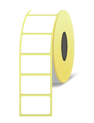 BURN OUT ρολό θερμικών αυτοκόλλητων ετικετών BO-41, 40x25mm, 1000 ετικέτες, λευκό